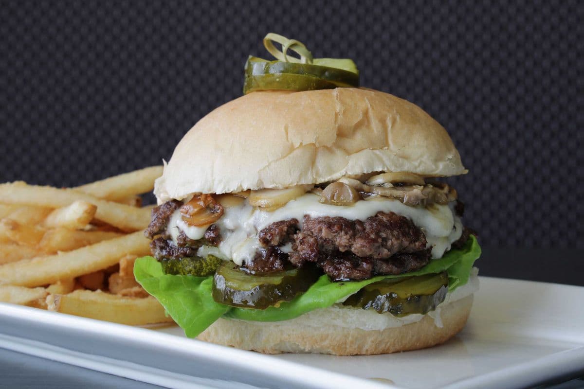 Mushroom Provolone Burger