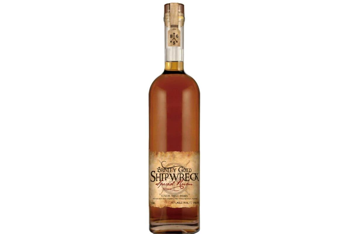 BRINLEY GOLD SHIPWRECK SPICED RUM (1 x 750ml)