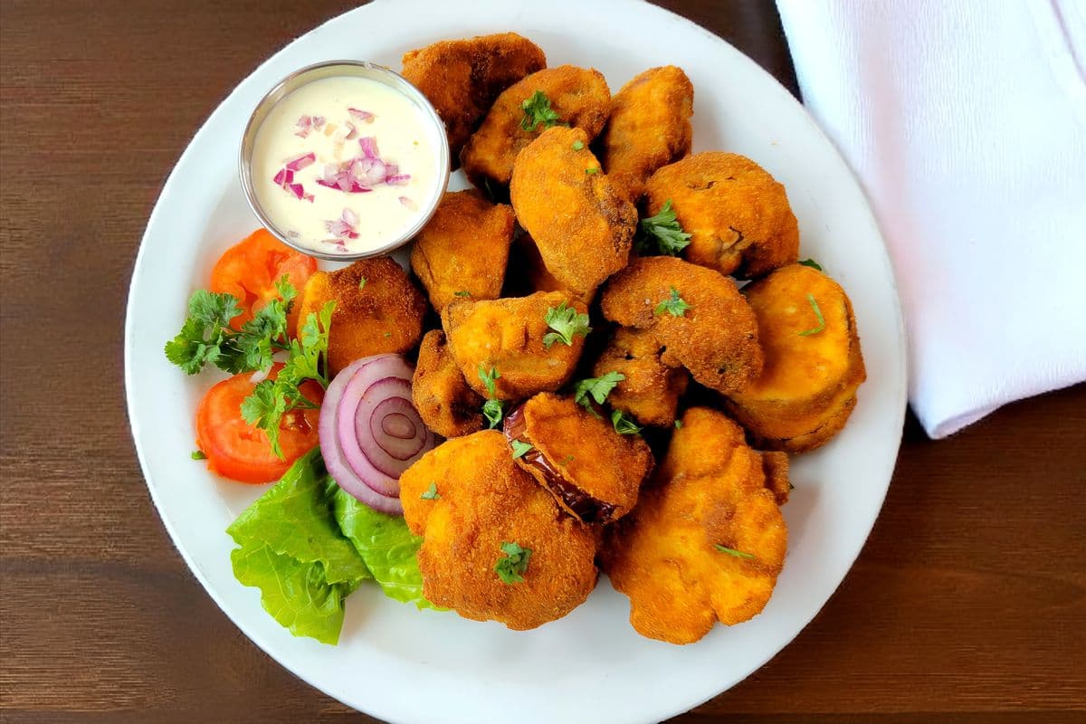 Breaded Veggie Dish