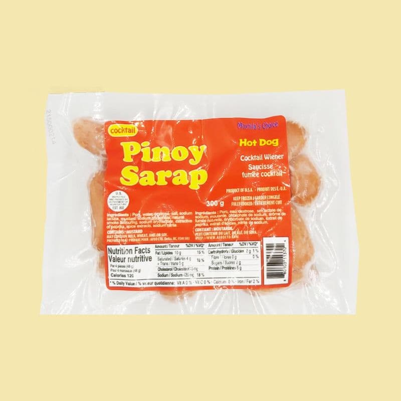 Hotdog Cheese Cocktail 300g - Maynila's Choice Pinoy Sarap