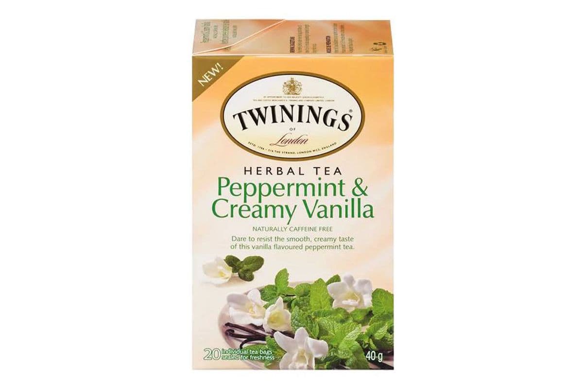 Twinings - Tisane à la Menthe Poivrée et Vanille Crémeuse / Peppermint & Creamy Vanilla Herbal Tea (20)