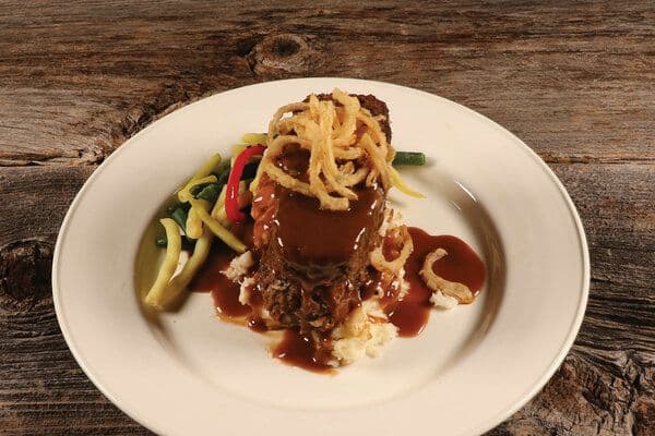Peppercorn Crusted Beef Meatloaf