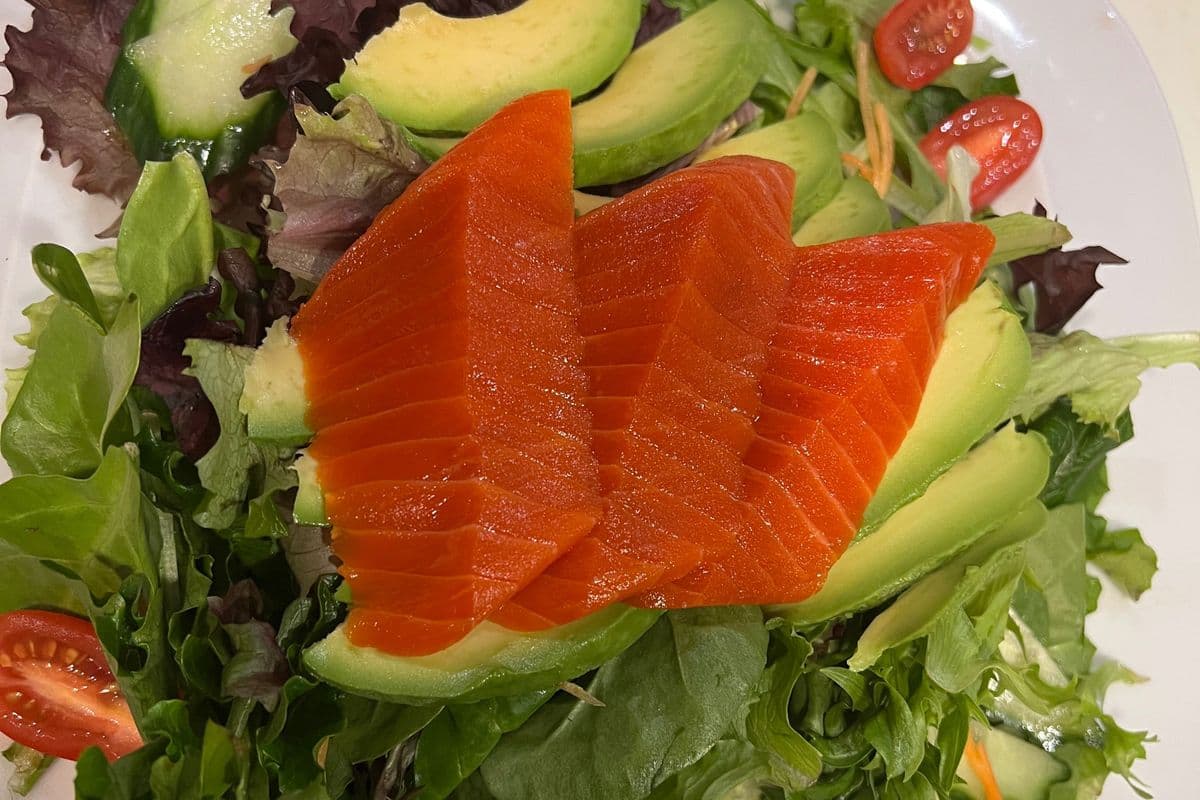 Wild Salmon Avocado Salad