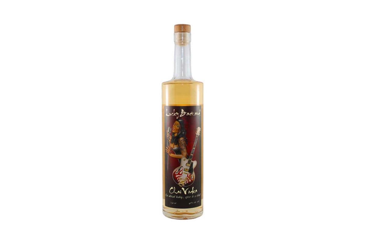 Lucky Bastard Chai Vodka 750ml (1 x 750ml)