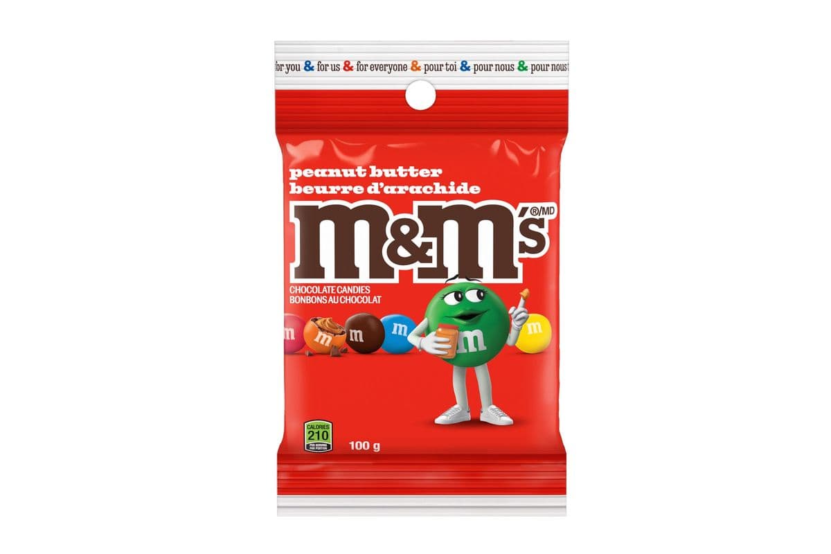 M&M's Beurre d'arachide (100g) 77663 / M&M's Peanut Butter (100g) 77663
