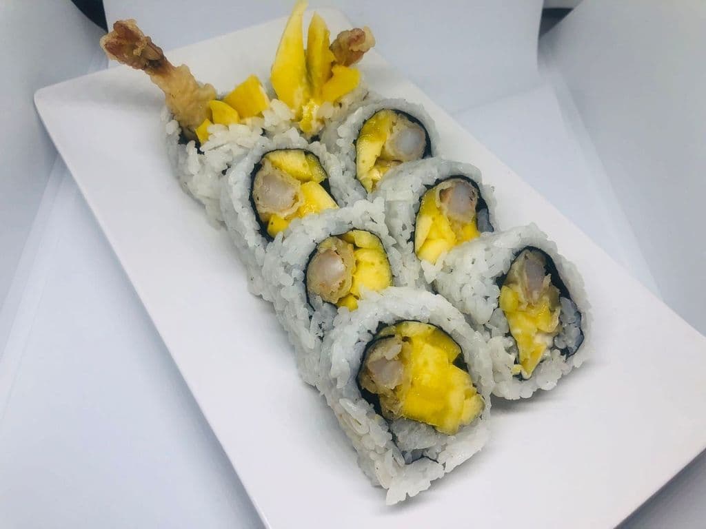 Mango W/ Shrimp Temp Roll (8pcs)