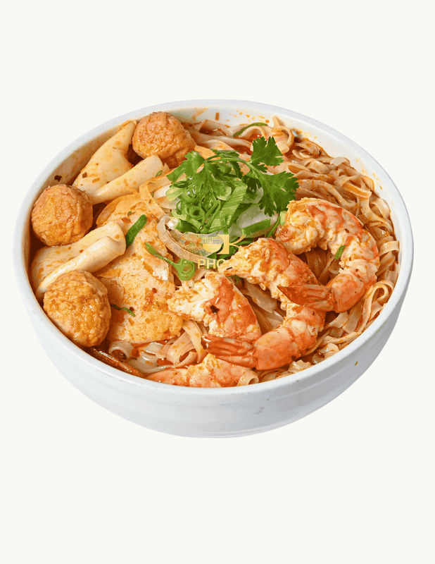 PS3. Tom Yum Pho with Seafood or House Special Topping
