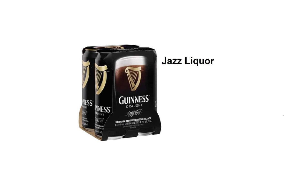 GUINNESS DRAUGHT 4 CANS (1 x 4×440ML )