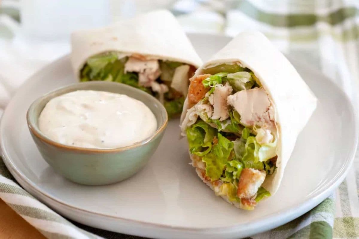 Ceaser Chicken Wrap