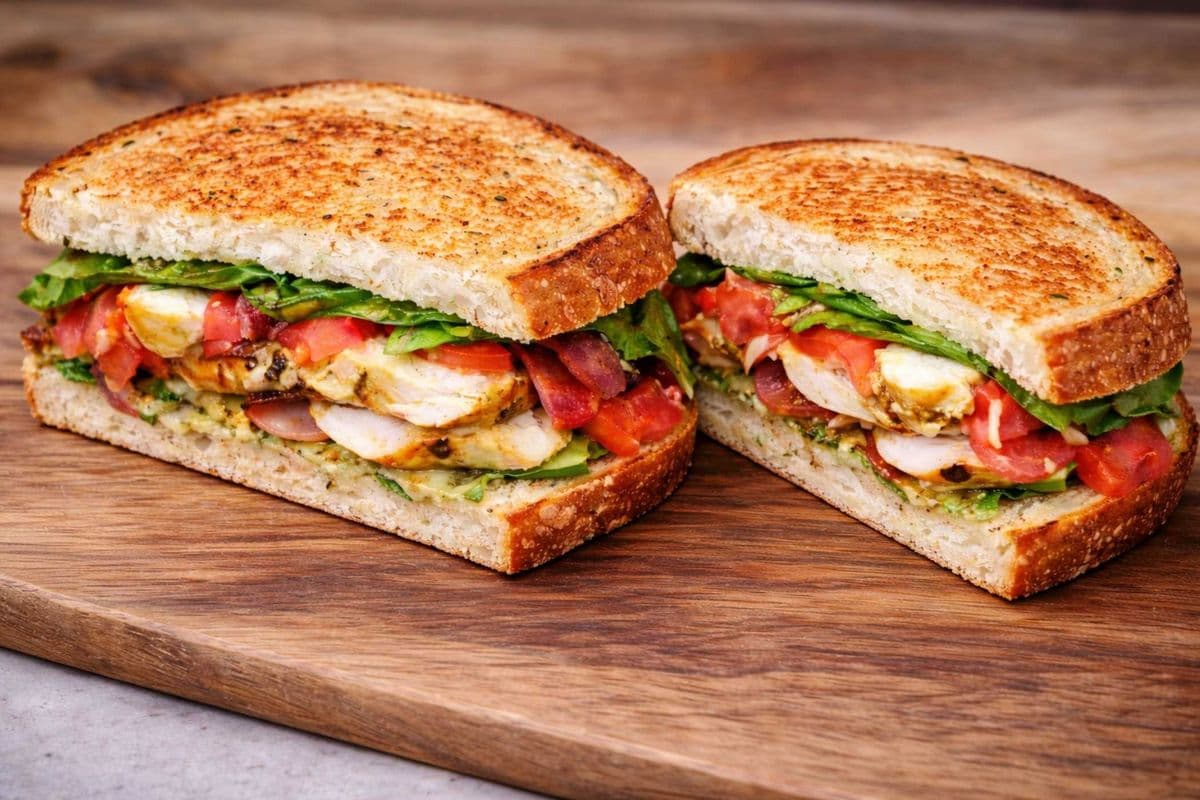Grilled Chicken Club Sandwich