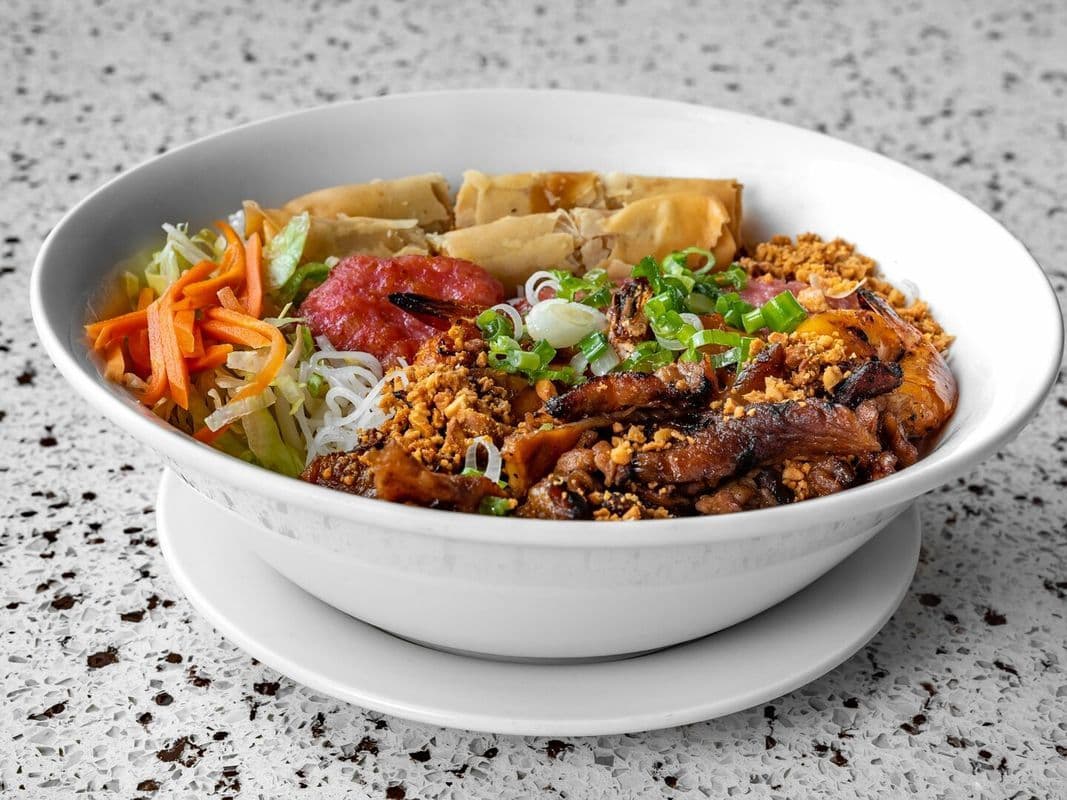 30. Saigon Royal's Special Vermicelli (Shrimp, Charbroiled Pork, Meatballs & Spring Rolls)