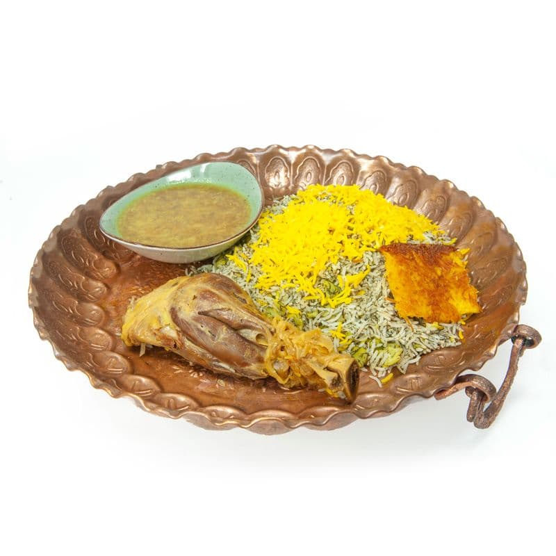 Baghali Polo with Lamb Shank