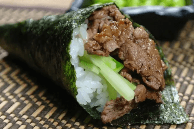 Beef Teriyaki Hand Roll