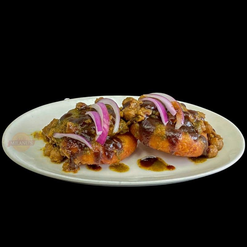 Aloo Tikki Chaat (2 pcs)