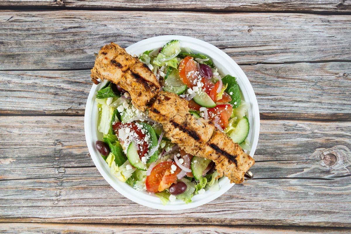 Souvlaki Chicken Salad
