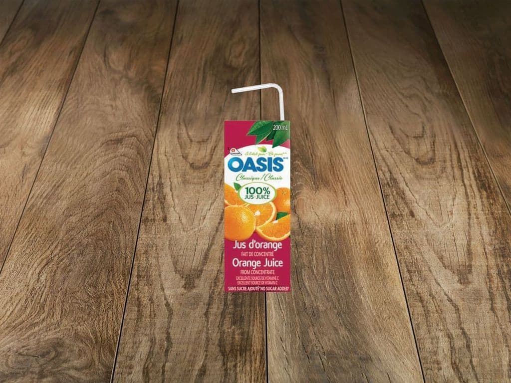 Jus d'orange Oasis en boîte / Oasis Orange Juice Box
