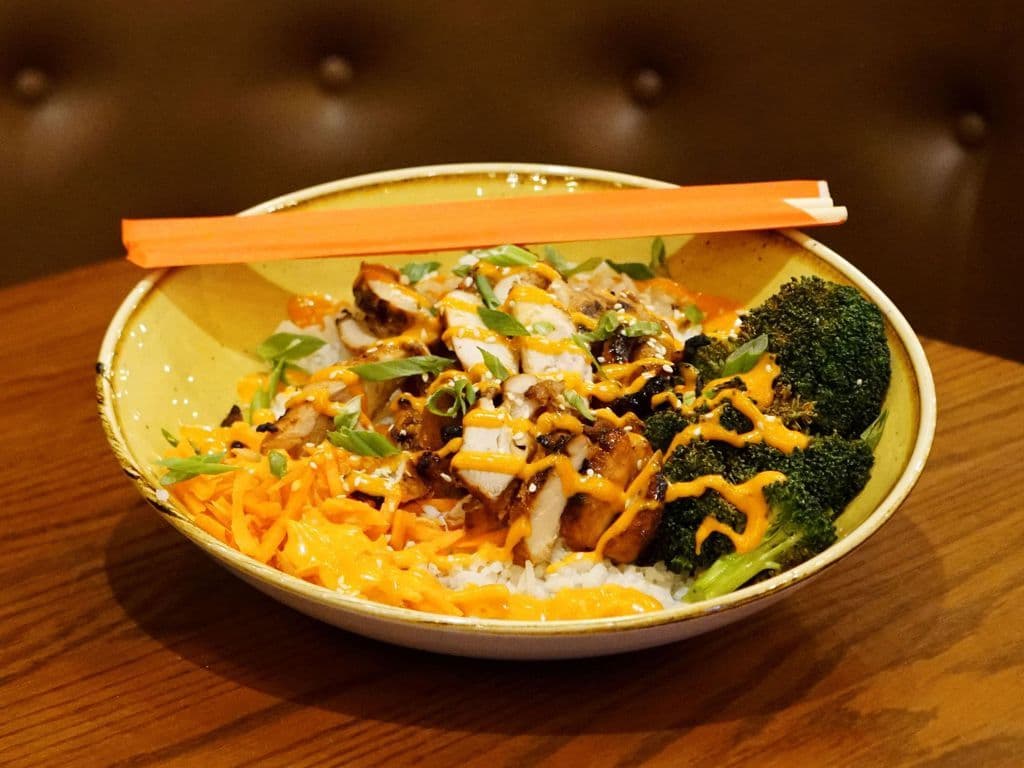 Grilled Lemongrass Chicken Bowl