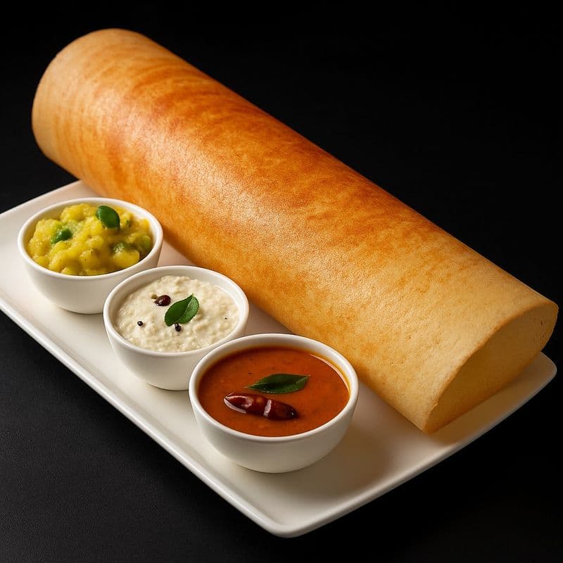 Paper Masala Dosa / Dosa Masala Papier