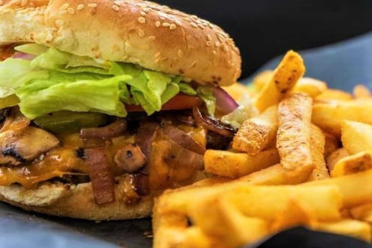Cheddar Melt Burger