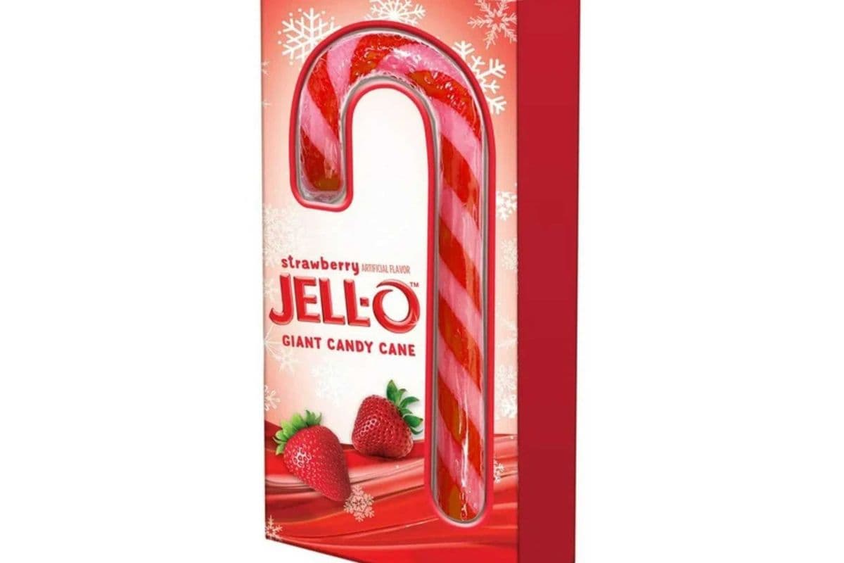Jell-O Giant Candy Cane Strawberry