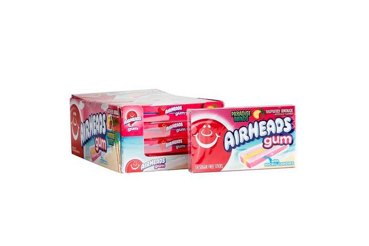 Airheads Gum Raspberry Lemonade (14 Sticks)