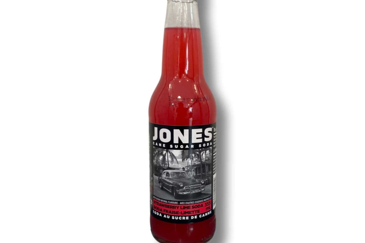 Jones Strawberry Lime Soda (355ml)