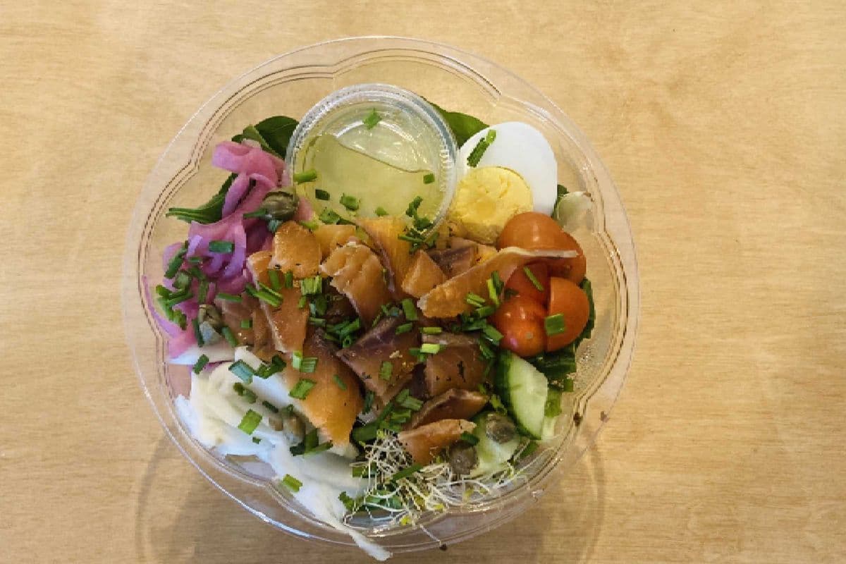 Salade gravlax au saumon / Salmon Gravlax Salad
