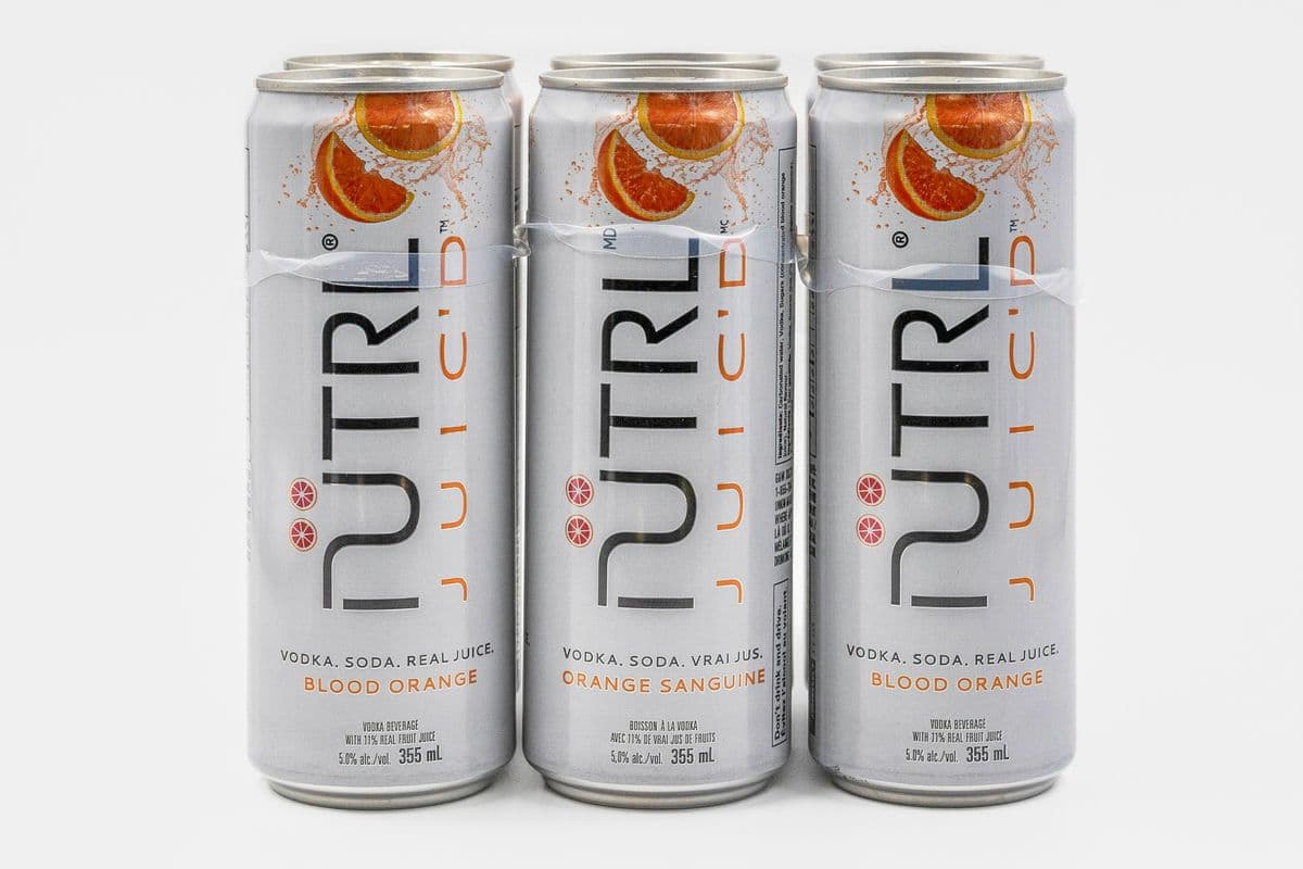 Nutrl Juic'd Vodka Soda Blood Orange New (6 Pack) (6 x 355ML CAN)