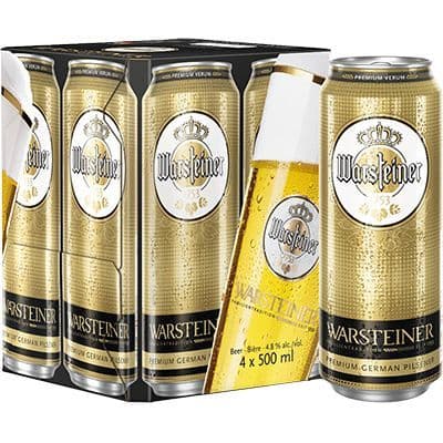 Warsteiner Brewery Premium, 4 x 500 ml