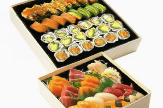 255 Party Tray E- Sashimi and Sushi (36 pcs)