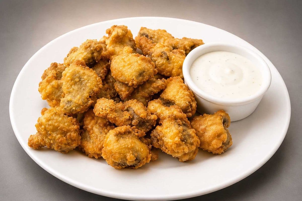 Deep Fried Mushrooms (12 pcs)