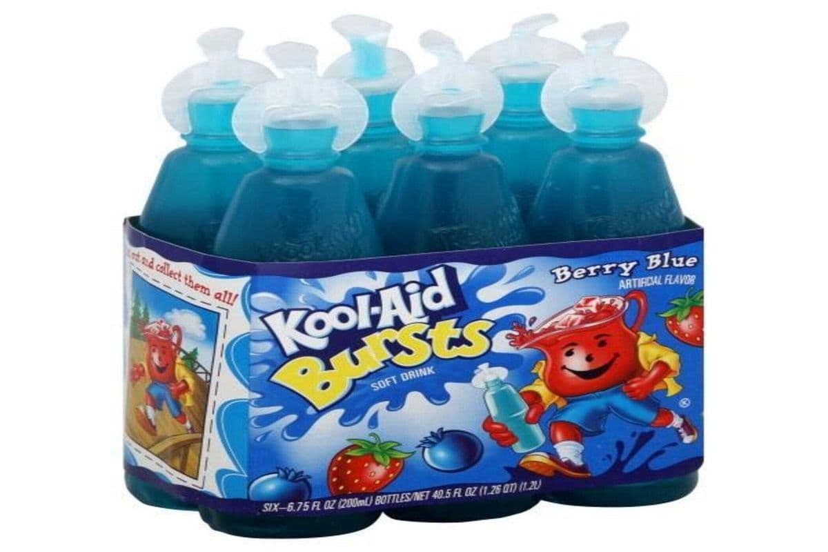 Kool-Aid Burst Berry Blue (6 Pack) (200ml)