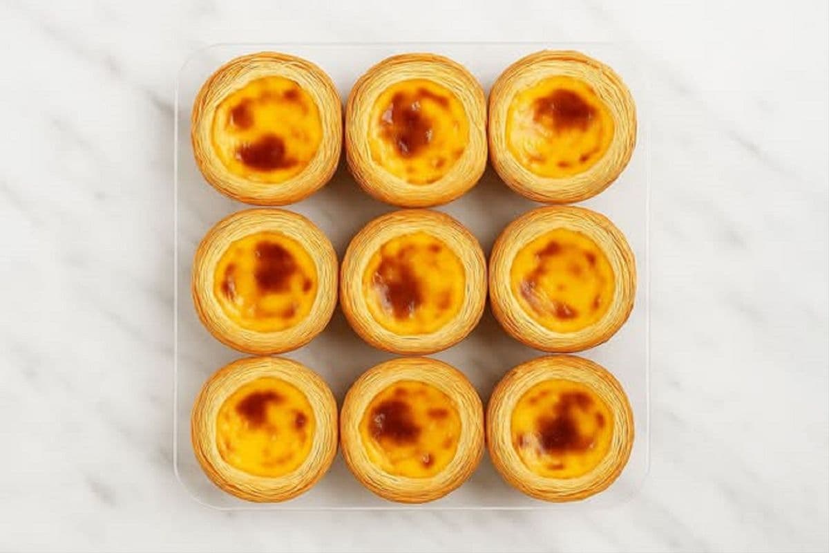 Pack of Six Custard Tarts