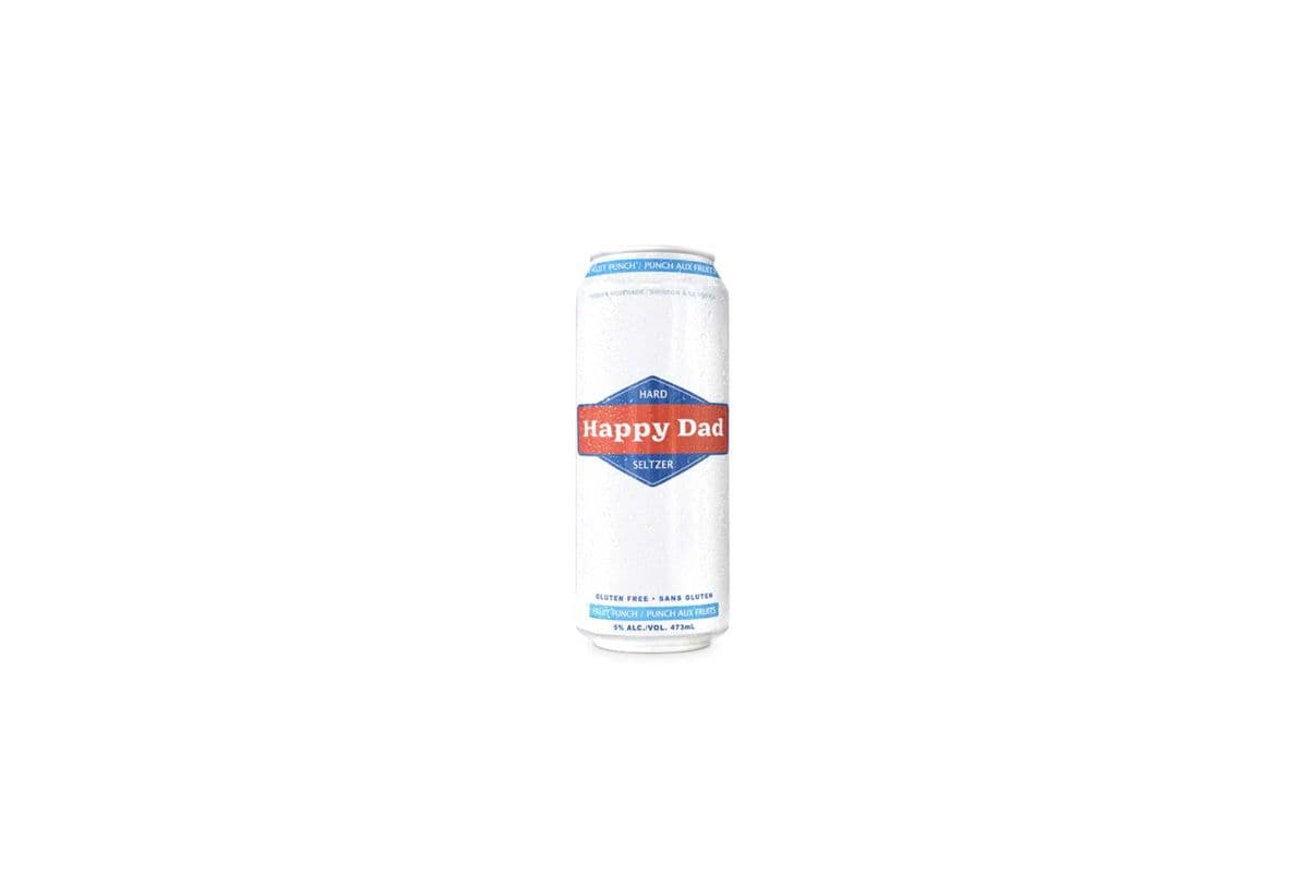 Happy Dad Hard Seltzer Fruit Punch 473Ml (1 x 473ml	)