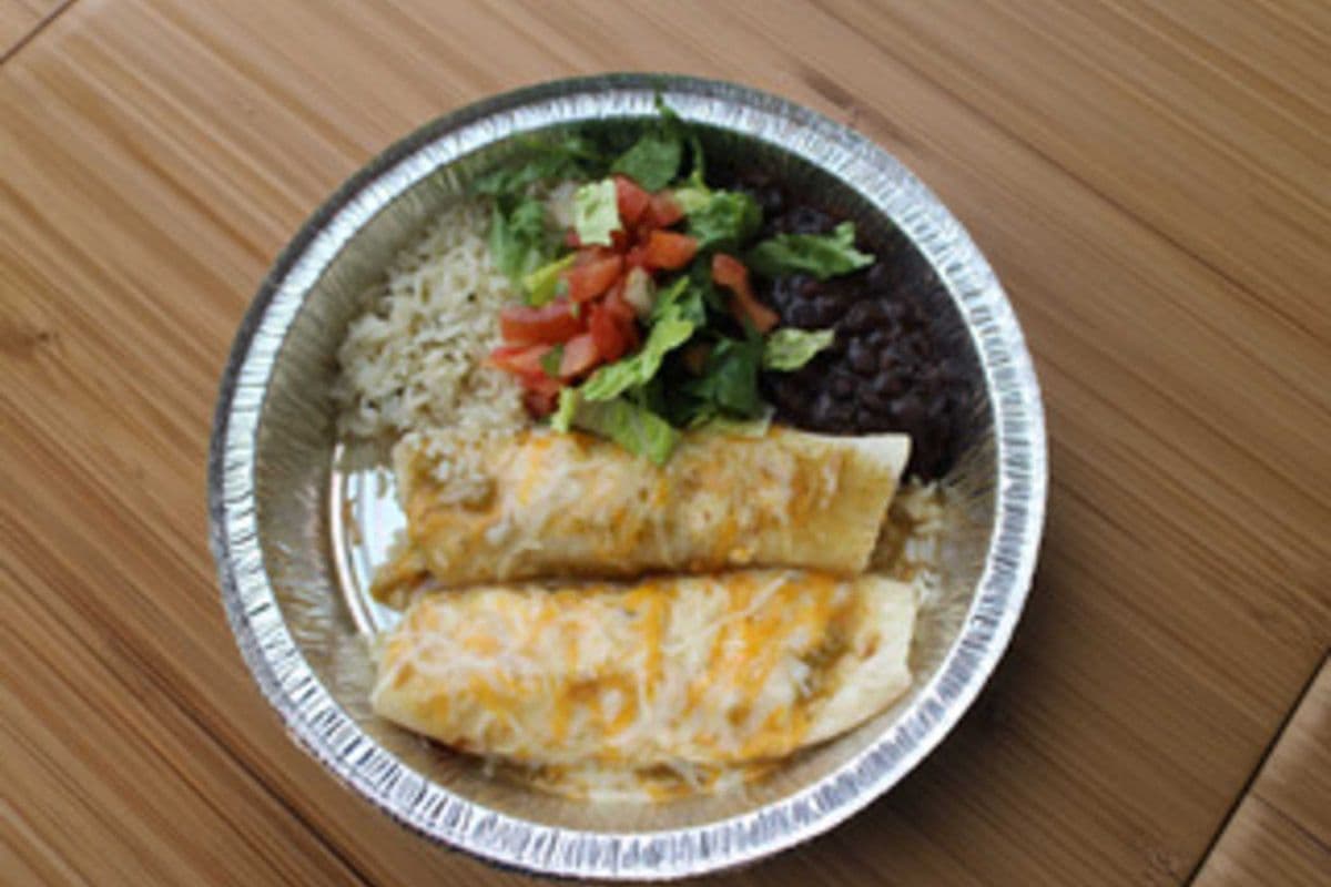 2 Barbacoa Beef Enchiladas