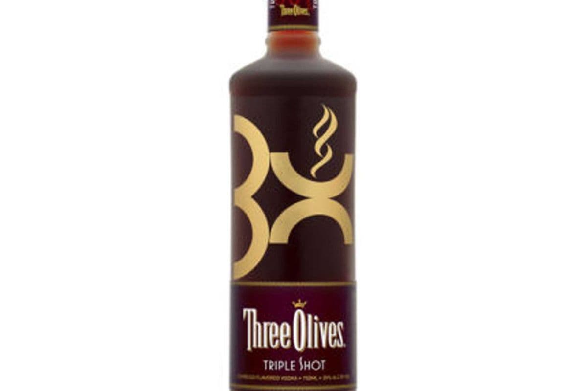 THREE OLIVES TRIPLE SHOT ESPRESSO VODKA (750ML) (1 x 750ML)