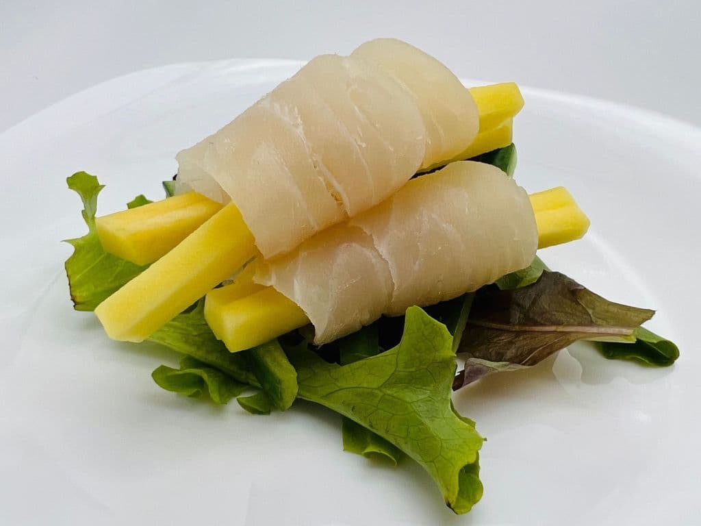 3S SHIROMI Poisson Blanc / White Fish Sashimis (3MCX Sans Riz / Without Rice)