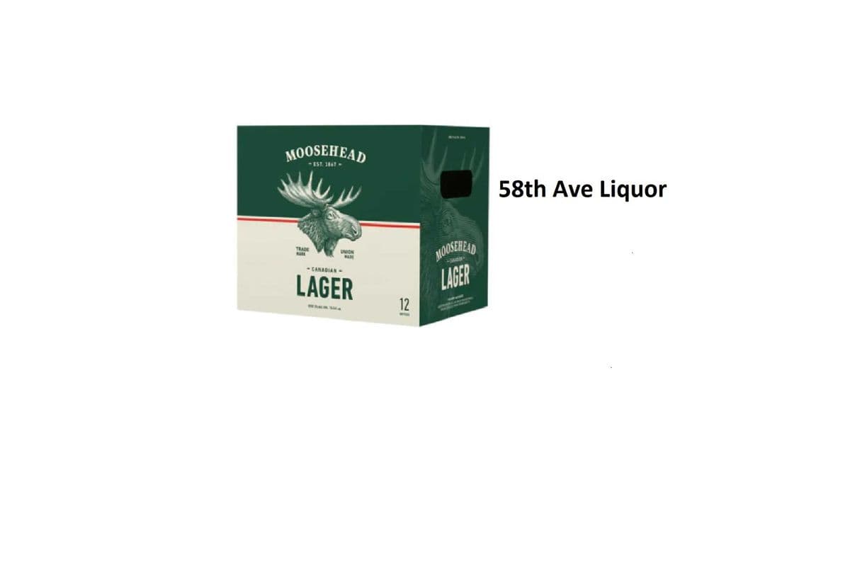 MOOSEHEAD LAGER 12 BOTTLES (1 x 12x341ML)