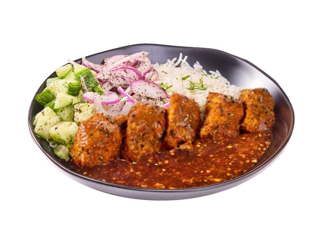 Sweet & Spicy Fish Rice Bowl