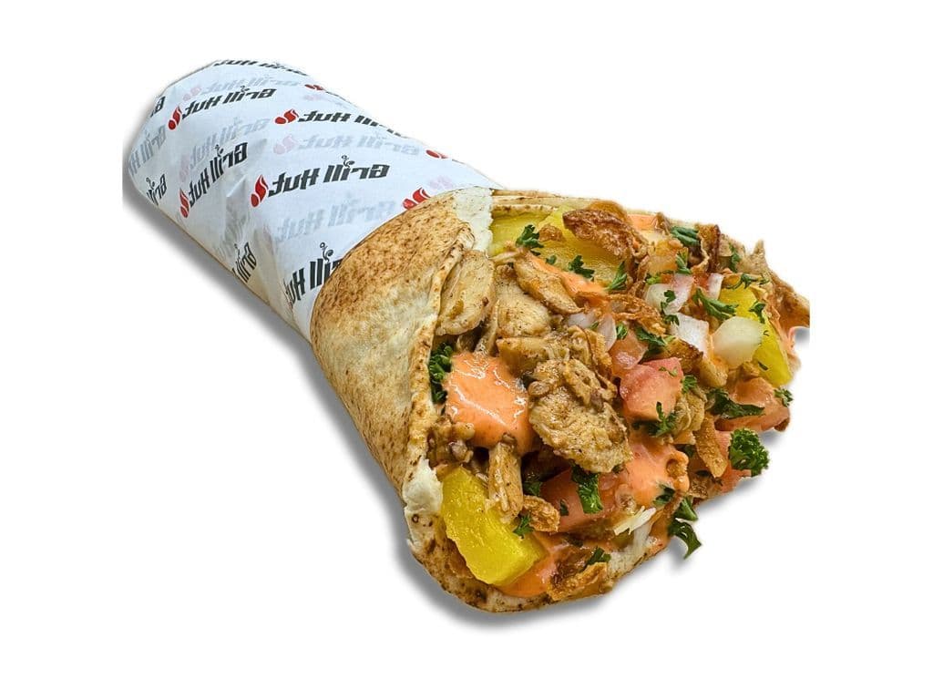 Jamaican Jerk Chicken Shawarma Wrap