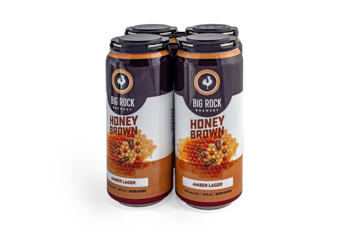 Big Rock Honey Brown (4 x 473 ml)