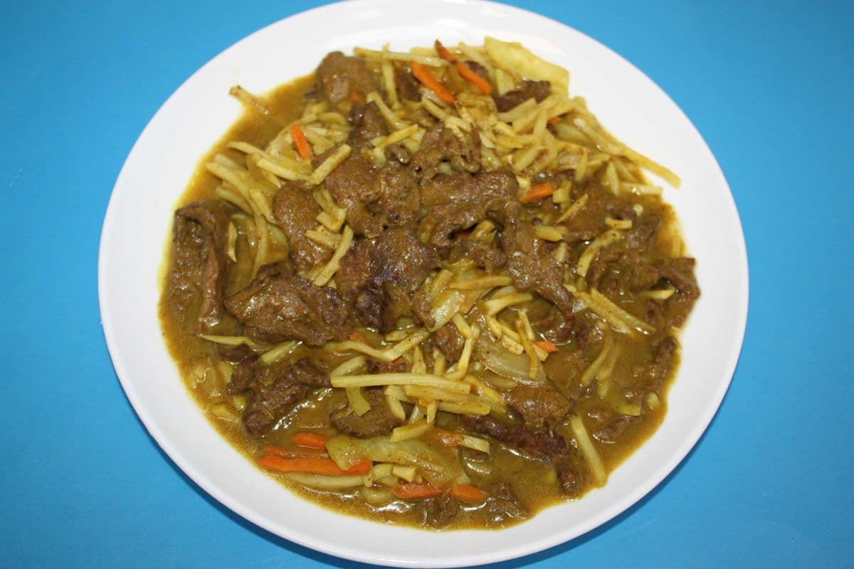 Curry Beef with Onion