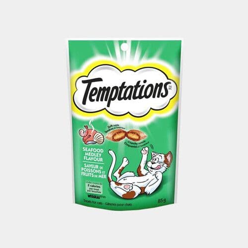 Temptations Saveur de poissons et fruits de mer (85g) / Temptations Seafood Medley Flavour (85g)