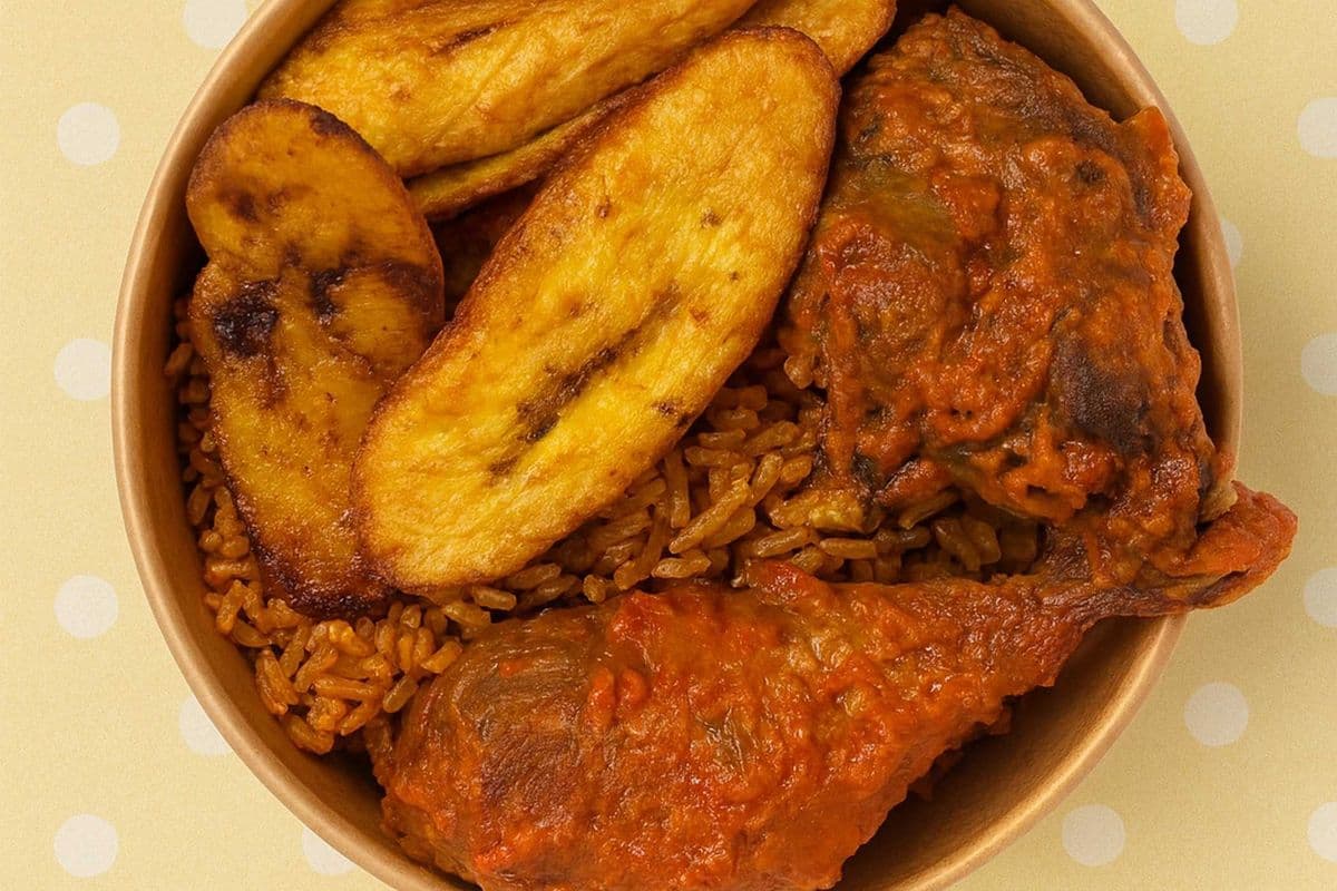 Jollof and Chicken Combo