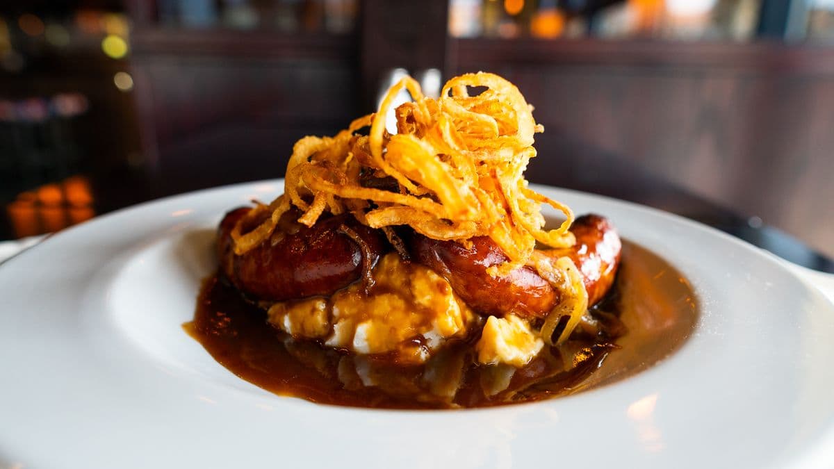 BANGERS AND MASH