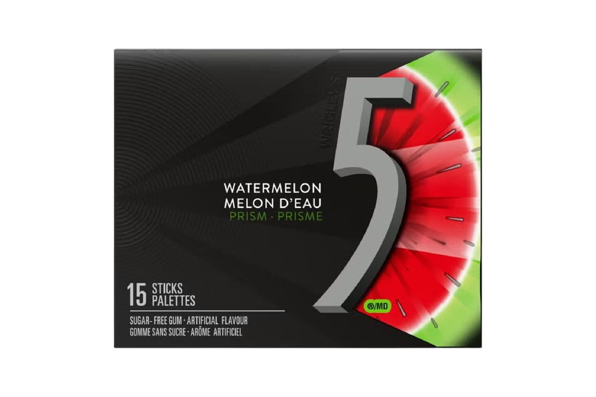 5 Gum Prism Watermelon (15 pcs) 1001636