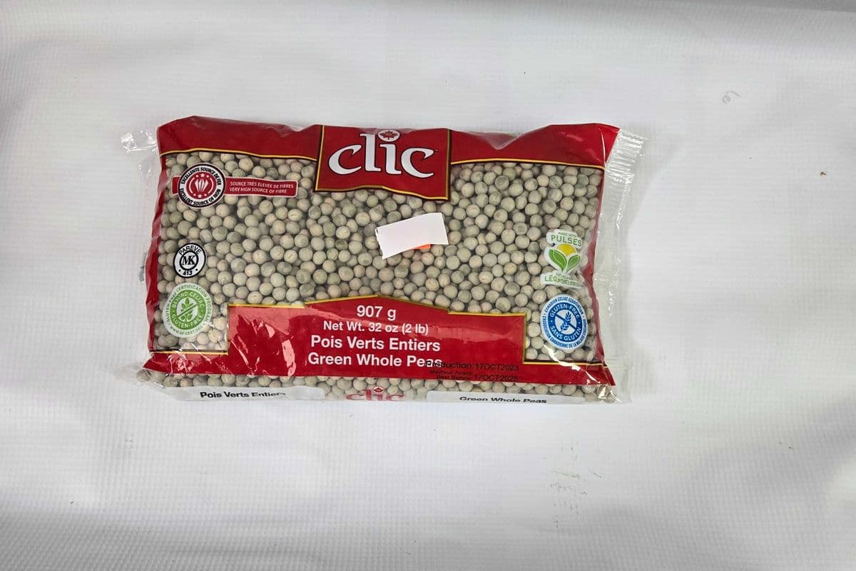 CLIC POIS VERTS ENTIERS (907 GR)