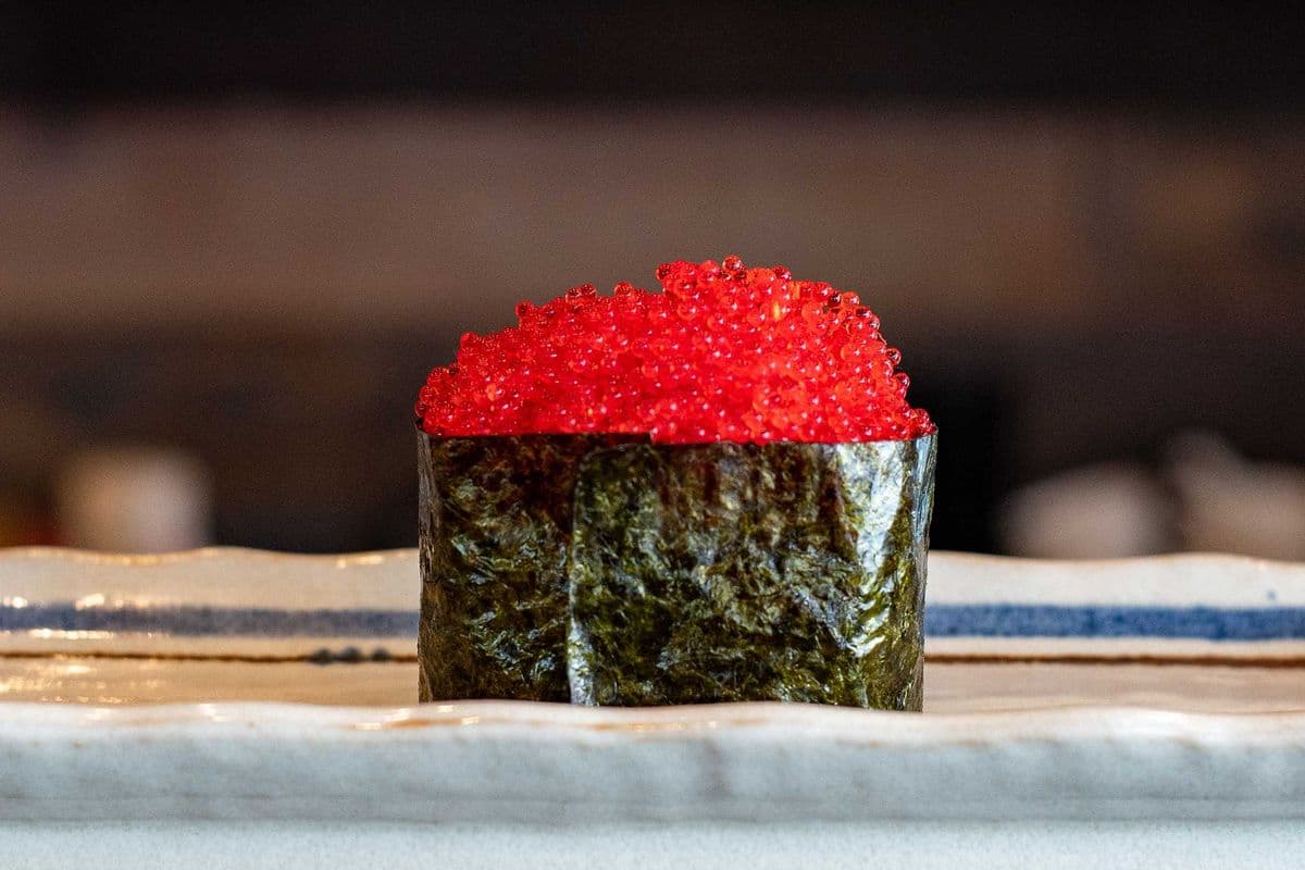 Flying Fish Roe (Tobiko) Nigiri Sushi (1 pc)