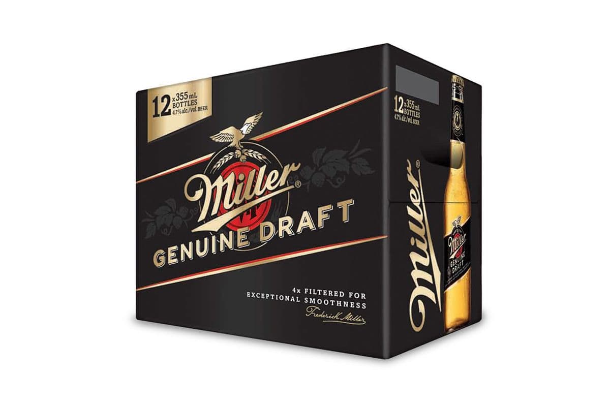 797296. Miller Genuine Draft 12PB (12 x Bottles)