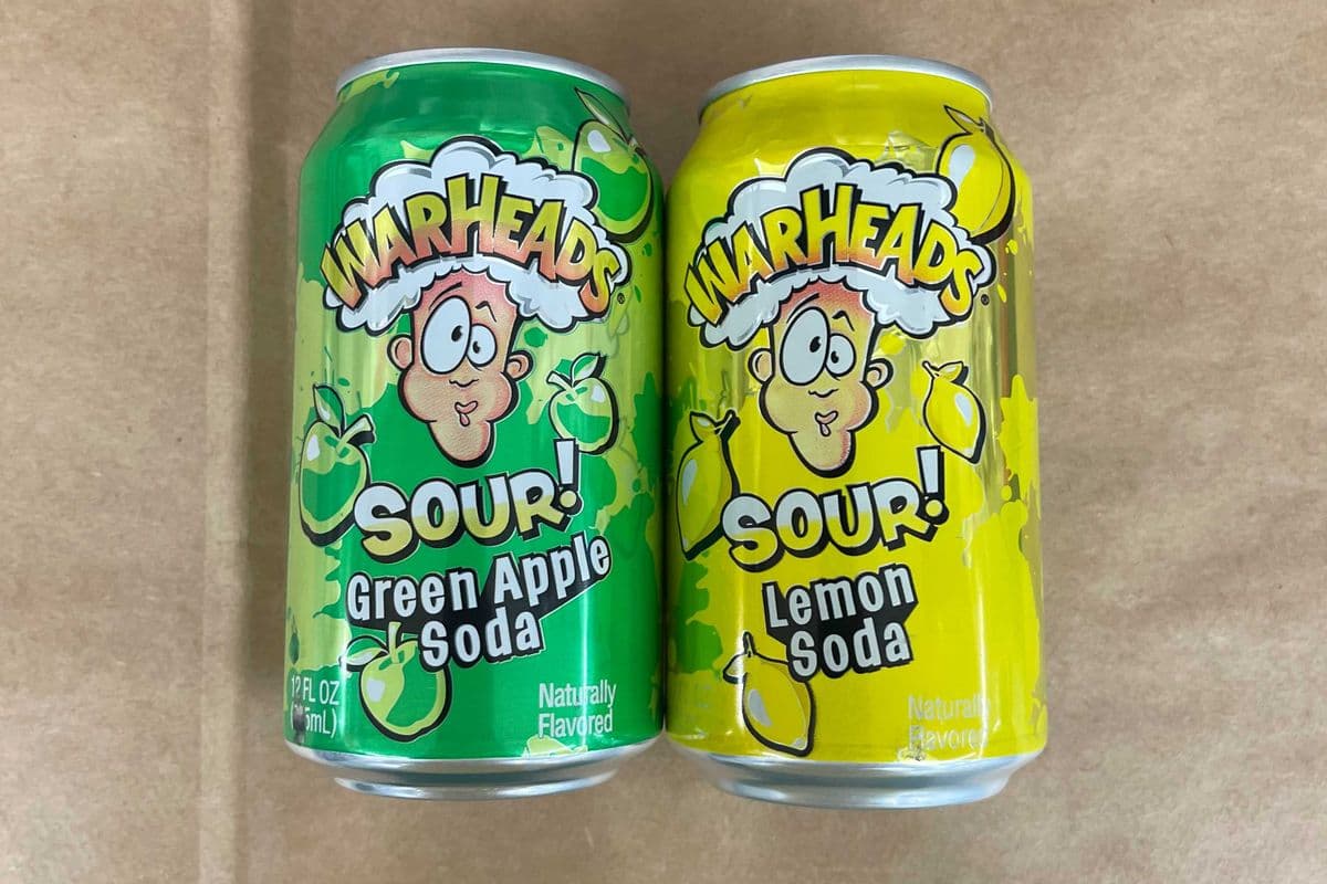 Warheads Sour - Lemon Soda (355mL)